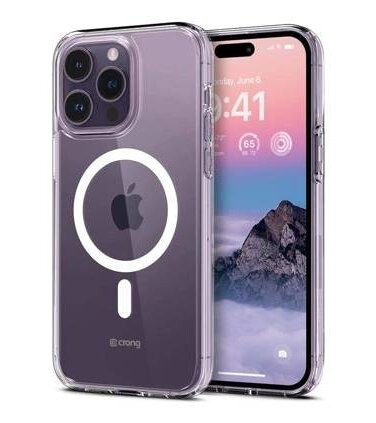 Crong Crg-Clrm-Ip1467p-Trs, Etui, Apple, Iphone 14 Pro Max, 17 Cm (6.7"), Gjennomsiktig