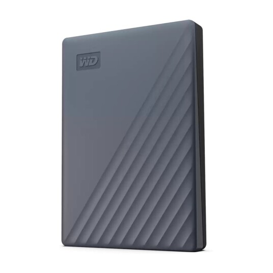WD My Passport 2TB Ekstern Harddisk USB 3.2 Grå med Kryptering WD My Passport 2TB Ekstern Harddisk USB 3.2 Grå med Kryptering