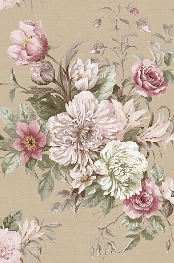 Boråstapeter Tapet Floral Charm Flerfarget