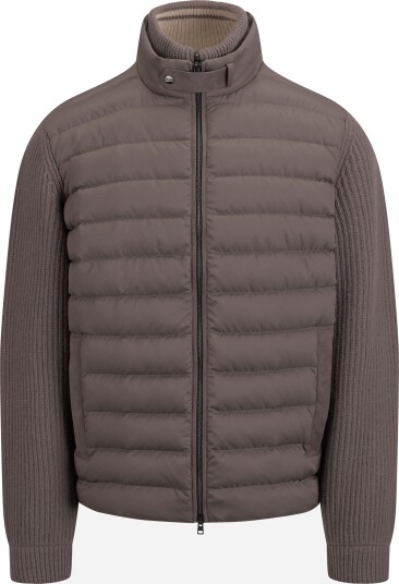 Herno Hybrid jacket with bib 54 beige herre