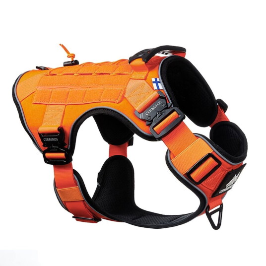 Cerberos Tactical Rescue Hundesele Orange (Xxl)