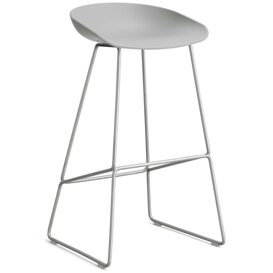 Hay AAS 38 2.0 Barstol 75 cm Rustfritt Stål / Concrete Grey
