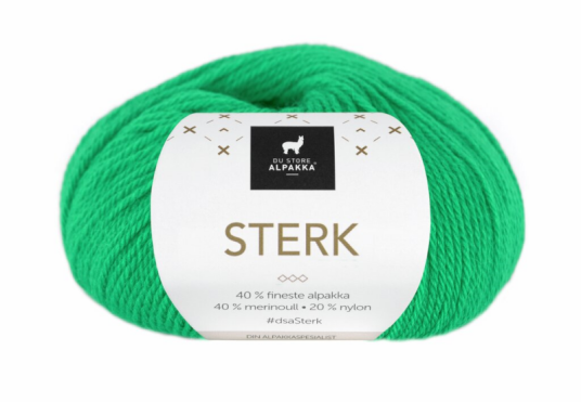 Du Store Alpakka Du Store Alpakka Garn Sterk Skarp Grønn 903 50g