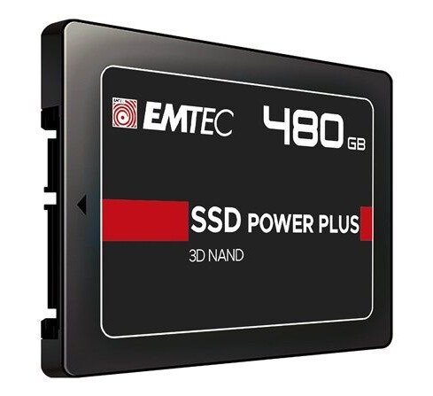 Emtec X150 Power Plus 3D NAND SSD - 480GB - SATA-600 - 2.5" Emtec X150 Power Plus 3D NAND SSD - 480GB - SATA-600 - 2.5"