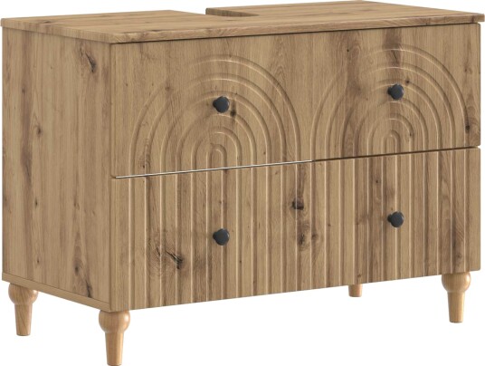 vidaXL Baderomsvaskeskap ALKMAAR Artisan eik 82 x 41 x 59 cm