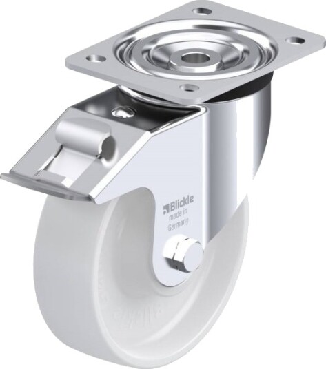 Blickle 580035 Styrehjul Med Brems L-Po 160K-Fi Hjuldiameter 160 Mm Bæreevne (Maks.) 400 Kg 1 Stk