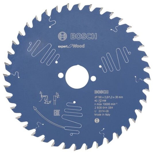 Bosch Sirkelsagblad 190 x 30 MM 40T Expert Wood