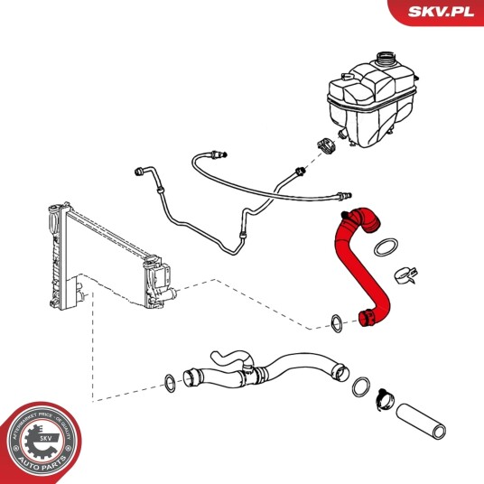 ESEN SKV 24SKV299 Radiatorslange