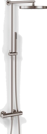 Semplice Termostatsett SRL10 S02 XXL Rain DeLux ø28cm Med EasyClean PVD Børstet Stål