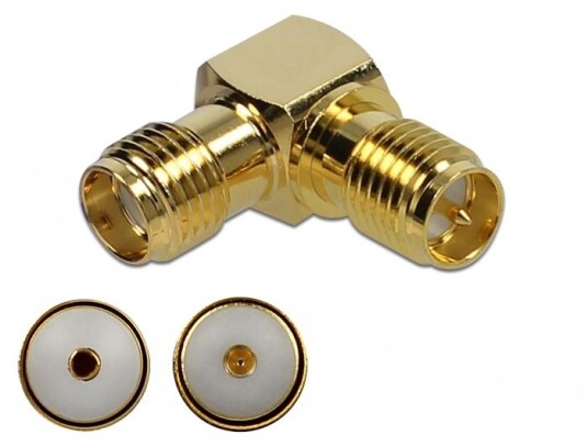 Delock Adapter SMA Til RP-SMA 90° 10 GHz