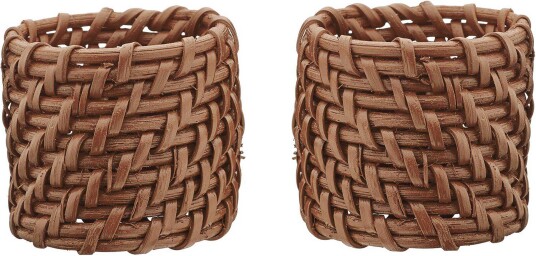 Svanefors Zoe serviettring Brun 5 x 4 cm (2 stk) Brun