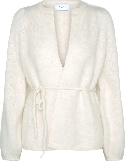 ella&il Fredrikke Chunky Cardigan   BRIGHT WHITE   XL
