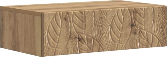 vidaXL Vegghengt Sidebord Artisan eik 87,5 x 34,5 x 17 cm