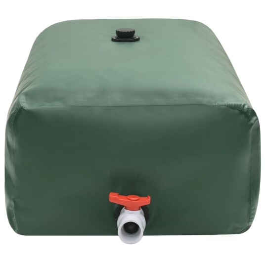 Vanntank med kran sammenleggbar 360 L PVC