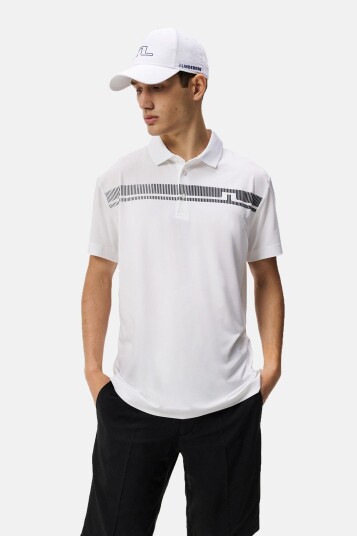 J.lindeberg Klas Regular Fit Golf Polo White M Piketrøyer