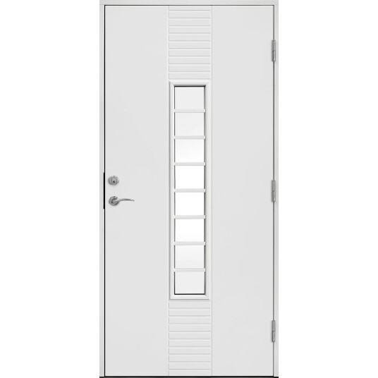 Solid Dørsett tradisjon ytterdør 8 gl 90x210 h hvit 8 klare glass midt ncs s0502 y Solid Dørsett tradisjon ytterdør 8 gl 90x210 h hvit 8 klare glass midt ncs s0502 y