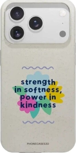 Phonecases3D iPhone 17 Pro Max Jess Rachel Sharp komposterbart deksel, hvit