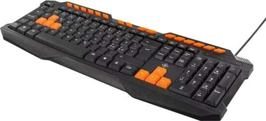 Deltaco GAMING - Tastatur - Nordisk - Oransje Deltaco GAMING - Tastatur - Nordisk - Oransje