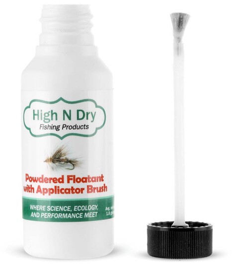 N Dry High N Dry Powdered Floatant With Brush Pulver Impregnering For Tørrfluer N Dry High N Dry Powdered Floatant With Brush Pulver Impregnering For Tørrfluer