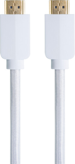 NACON HDMI-kabel 2.1 Flettet, 8K - 3 m, hvit