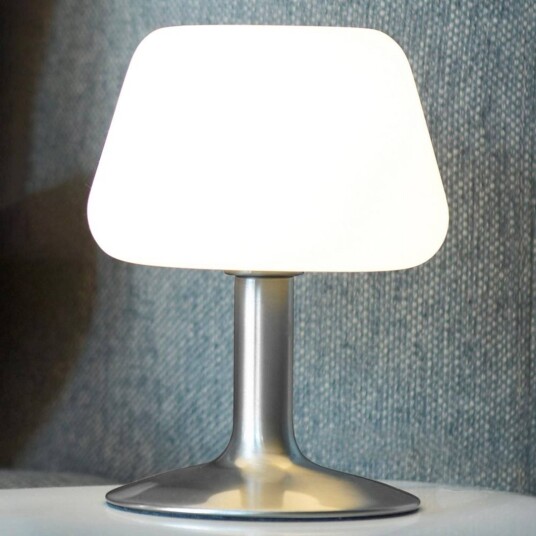 Paul Neuhaus Bordlampe Till dimbar Aluminium / grå / sink Stue / spisestue Metall Moderne