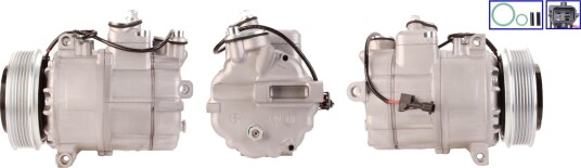 ELSTOCK 51-0018 AC-kompressor ELSTOCK 51-0018 AC-kompressor