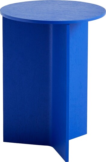 Hay Slit high sidebord Ø35 cm Vivid blue