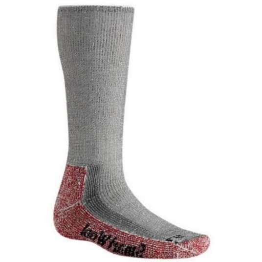 Smartwool  Mountaineering Extra Heavy Crew, Gray/Crimson, XL
