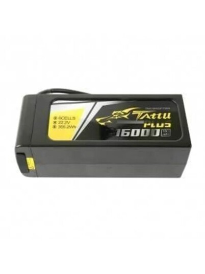 Gens ace &Tattu 16000mAh 6S1P 22.2V 15C LiPo Battery with AS150 and XT150 Connectors Gens ace &Tattu 16000mAh 6S1P 22.2V 15C LiPo Battery with AS150 and XT150 Connectors