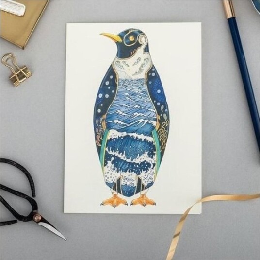 Carnet A094 B6 + Konvolutt Penguin