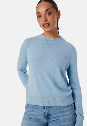 TOMMY JEANS Tjw Essential Crew Neck Sweate Westside Blue Melange S TOMMY JEANS Tjw Essential Crew Neck Sweate Westside Blue Melange S