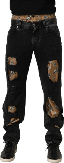 Dolce & Gabbana Herre Jeans Svart M,
