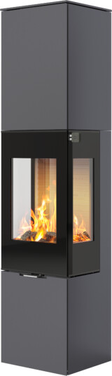 Rais Nexo 185 platina vedovn med sideglass og glassdør Rais Nexo 185 platina vedovn med sideglass og glassdør