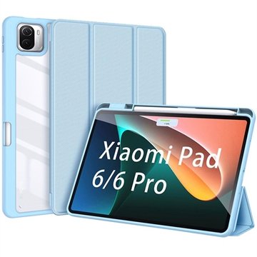 Dux Ducis Toby Xiaomi Pad 6/Pad 6 Pro Tri-Fold Smart Folio-etui Baby Blå