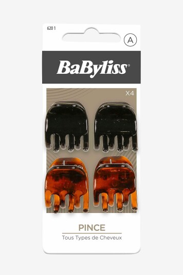 BaByliss Hårklype 4 stk