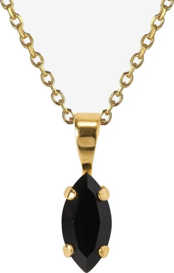 Caroline Svedbom - Halskjede Petite Navette Necklace Gold - Gull