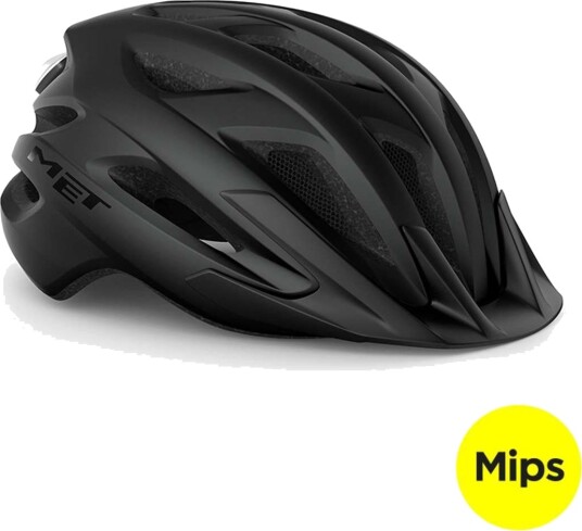 Met Crossover Mips sykkelhjelm med Mips 52-59cm svart