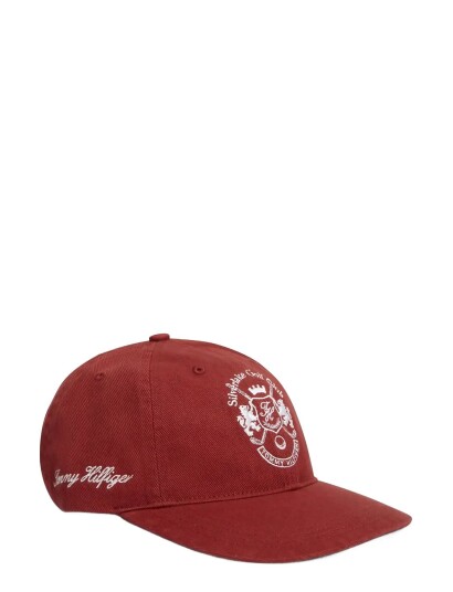 Tommy Hilfiger Th Soft Washed Graphic Cap Red ONE SIZE Tommy Hilfiger Th Soft Washed Graphic Cap Red ONE SIZE