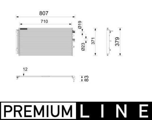 Kondensator MAHLE ORIGINAL AC 1211 000P