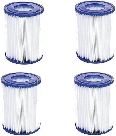 Bassengfilter Type 2 Egnet For Bestway 58094   Bassengfilterpatron Enkel Å Montere 4 Stykker FMY