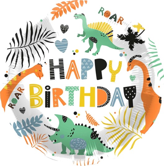 Folat Folieballong Dino Roar Happy Birthday 67928