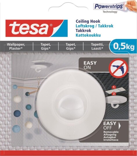 Cutfix Limkrok For Tapet Takkrok Powerstrips Tesa 0,5kg