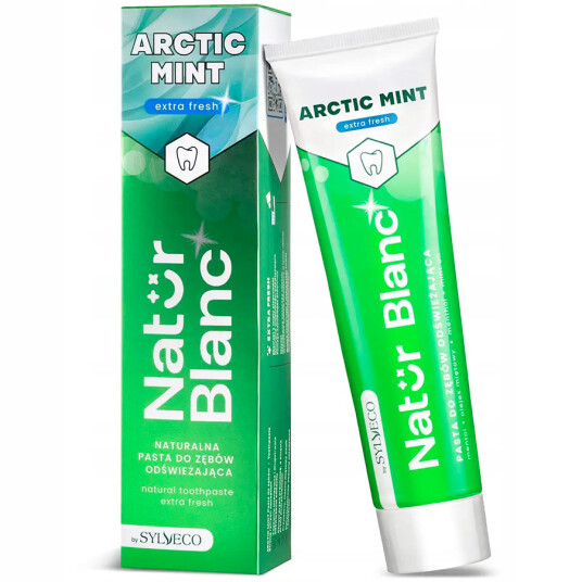 Klorheksidin tannkrem SYLVECO Natur Blanc Arktisk Mint 100 ml Klorheksidin tannkrem SYLVECO Natur Blanc Arktisk Mint 100 ml
