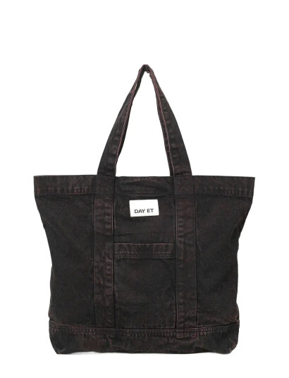 DAY ET Day Washed Denim Bag - Brown - ONE SIZE DAY ET Day Washed Denim Bag - Brown - ONE SIZE