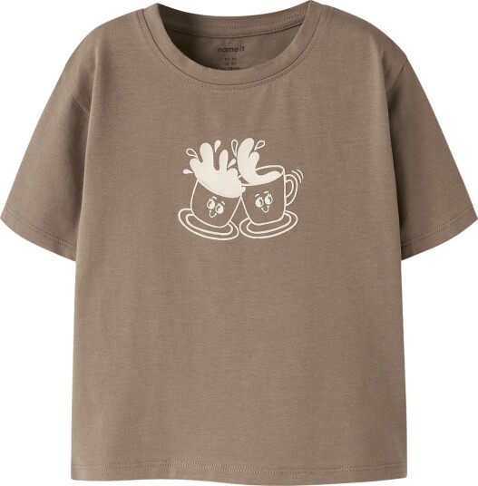 Name It T skjorte NmfKirstine Brown Linser Name It 5 år (110) T skjorte Brun