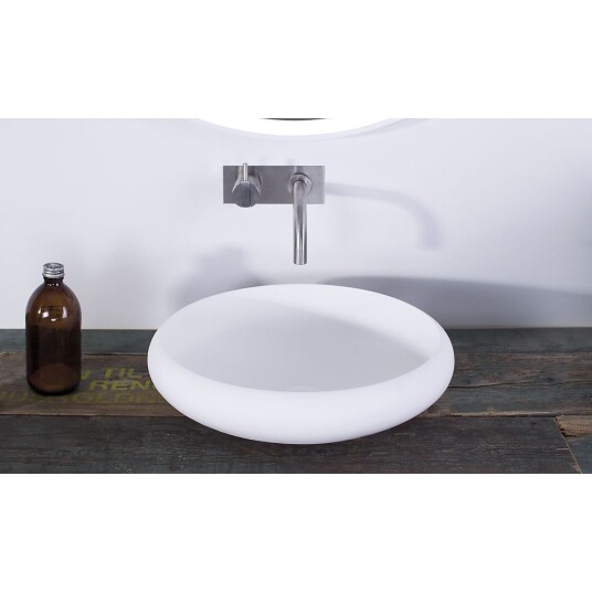 Copenhagen Bath Rosenborg rund servant Ø400 mm, Hvit Matt Copenhagen Bath Rosenborg rund servant Ø400 mm, Hvit Matt