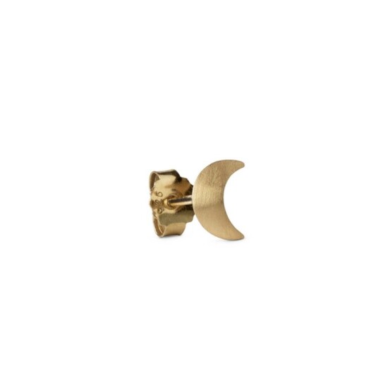 Jane Kønig Small Half Moon Stud Forgylt Sølv Sterling 925 Onesize