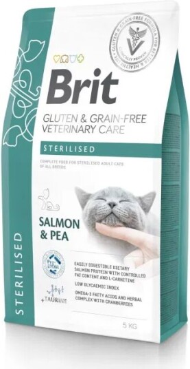 Brit Veterinary Diet Brit Grain Free Veterinary Care Cat Sterilised 2 kg 