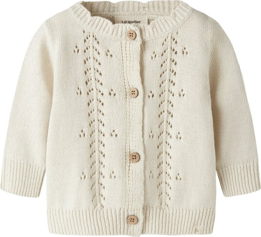 Lil"Atelier Nbfoplea Ls Knit Card Lil Cream 74 Lil"Atelier Nbfoplea Ls Knit Card Lil Cream 74