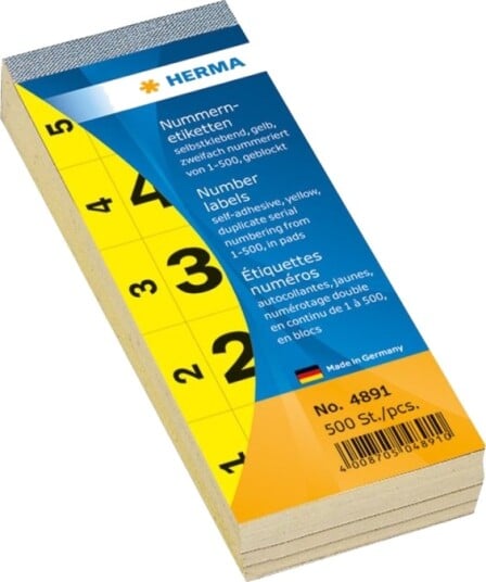 Herma   Dekorasjonsklister   Tall 1 500   2.8 X 5.6 Cm   Gul   Papir